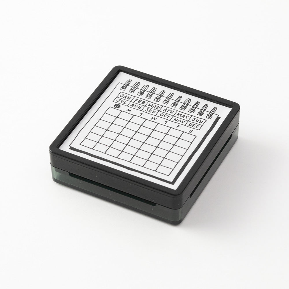 Calendar stamp (pre-inked) / Midori