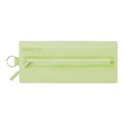 soeru center zip pencase / LIHIT LAB