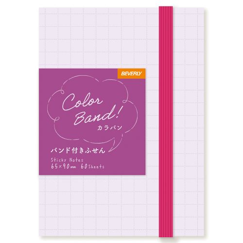 Colorband Grid Sticky Notes – 5mm, with Cover & Band
