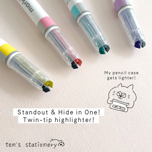 2-tone Mark+ highlighter / KOKUYO