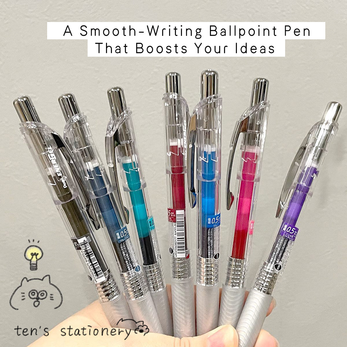 Energel infree gel ink ballpoint pen (0.5mm) / Pentel