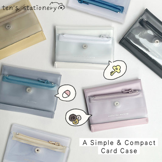 isshoni. card file + zipper case / Daigo