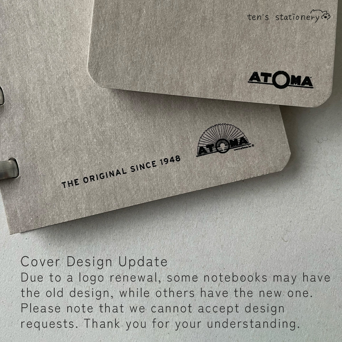 ATOMA TEXON Refillable Notebook (made in 🇧🇪)
