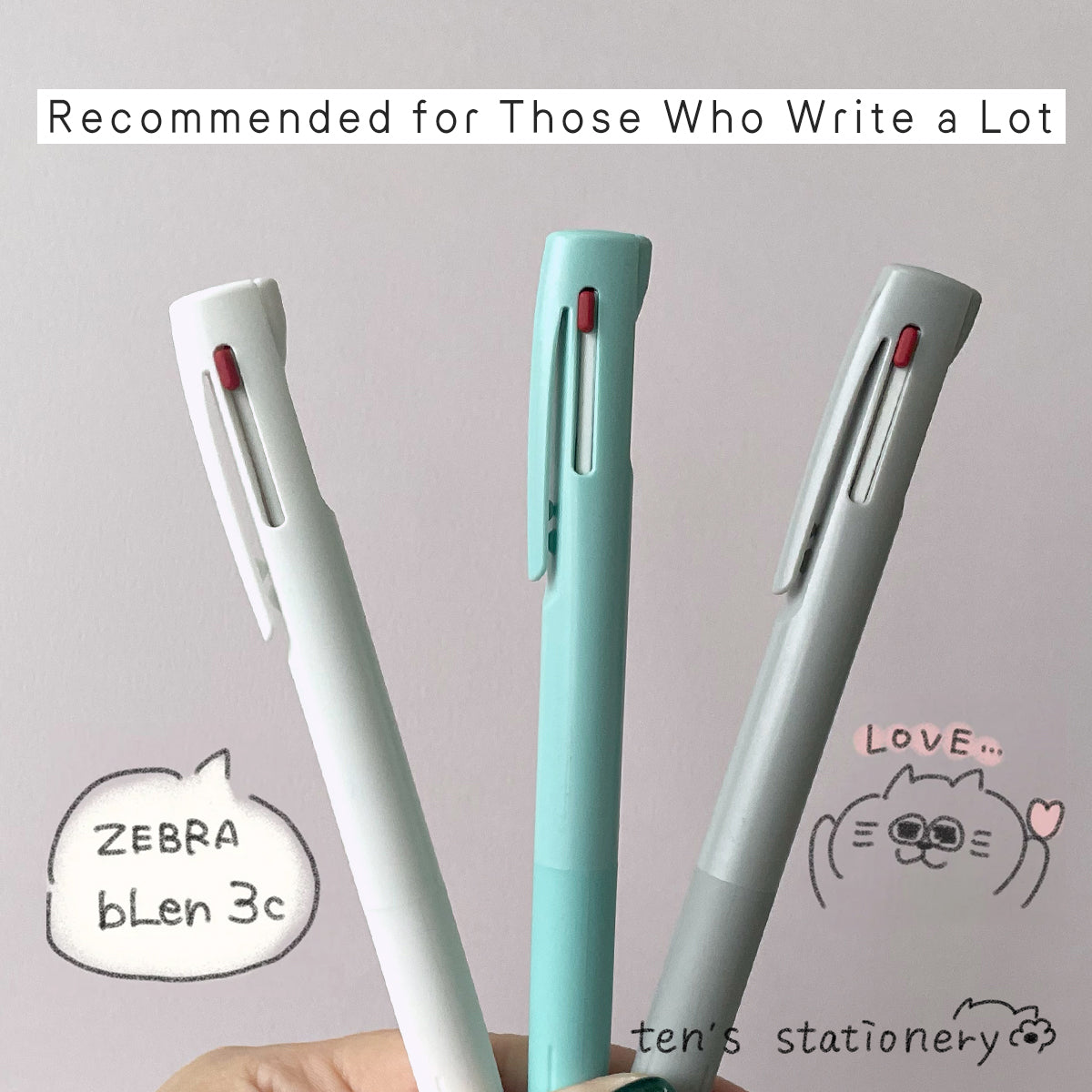 bLen 3c oil ballpoint pen (0.5mm) / ZEBRA