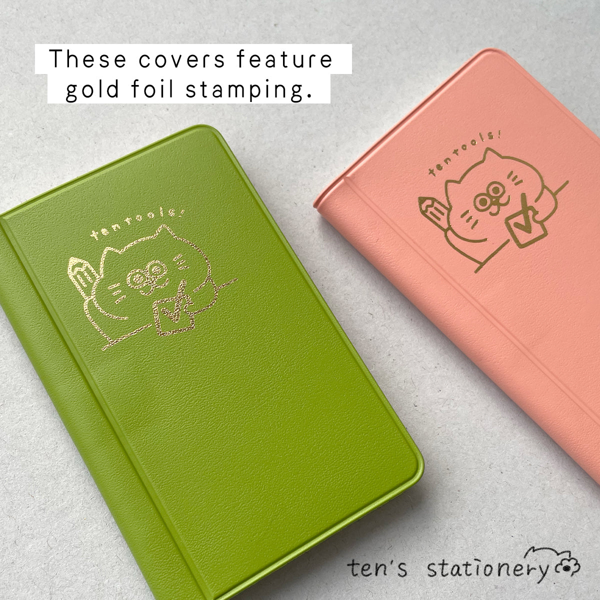 Mini memopad grid with pencil / ten's stationery original