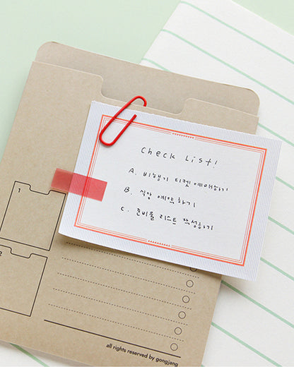 Point Memo Pad (Tear-Off Perforated Memo Pad) / gongjang