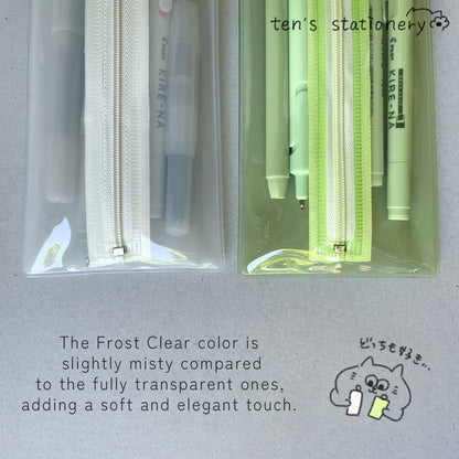 soeru center zip pencase / LIHIT LAB