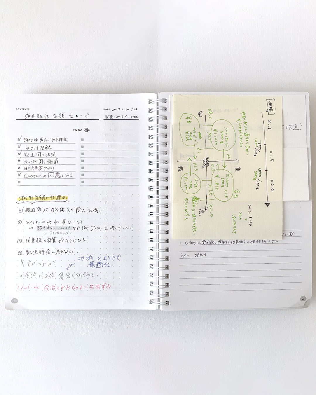 Project plan notebook / Potential