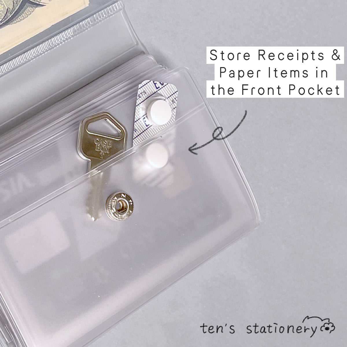 isshoni. card file + zipper case / Daigo