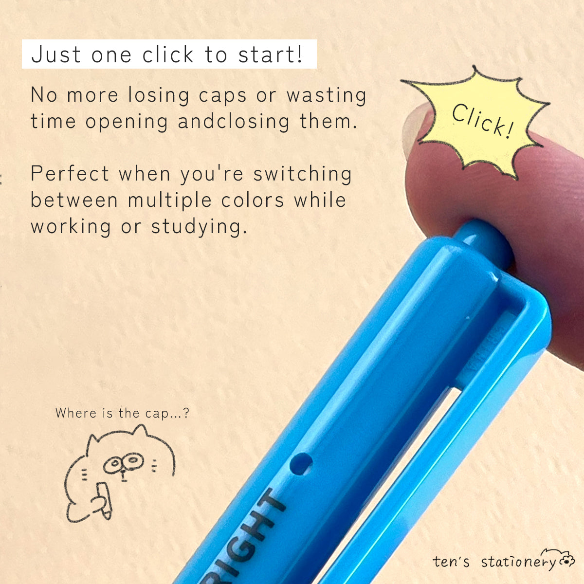 Click bright highlighter (0.2mm) / ZEBRA