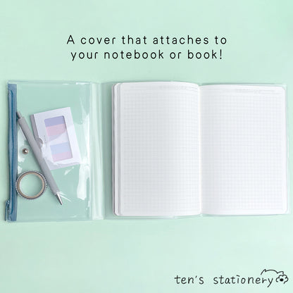 isshoni. Notebook cover with pencase (A5/B6) / Daigo