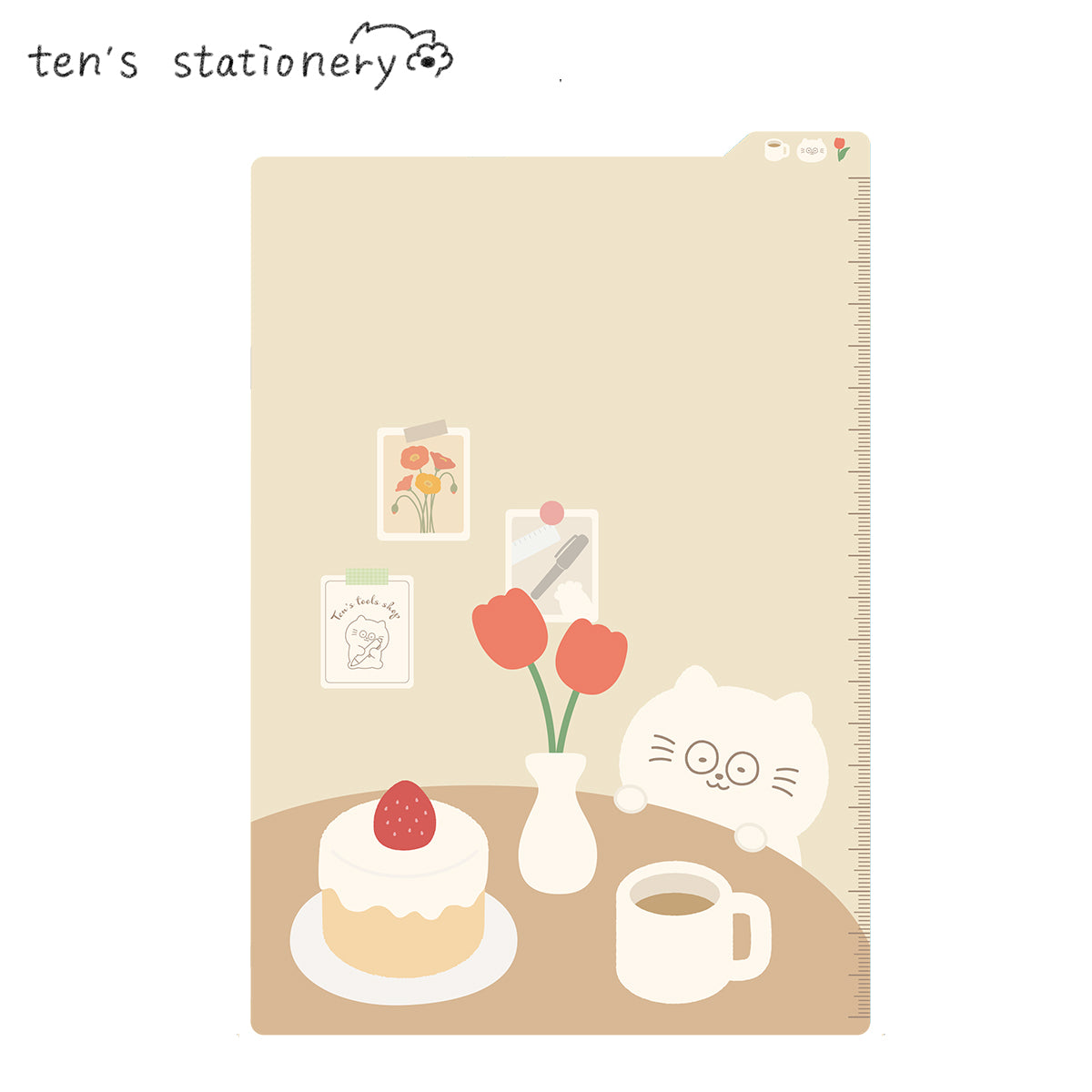 Mini writeing board (A5) / ten's stationery original