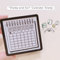 Calendar stamp (pre-inked) / Midori