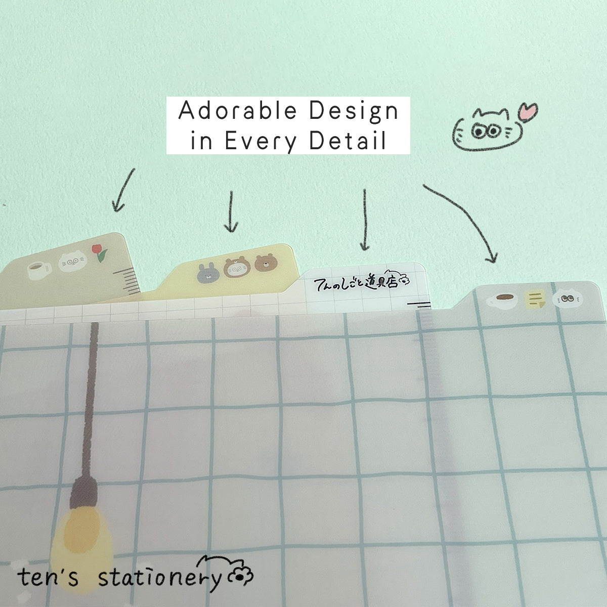 Mini writeing board (A5) / ten's stationery original