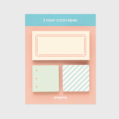 3 Point Sticky Memo (ver.2) / gongjang