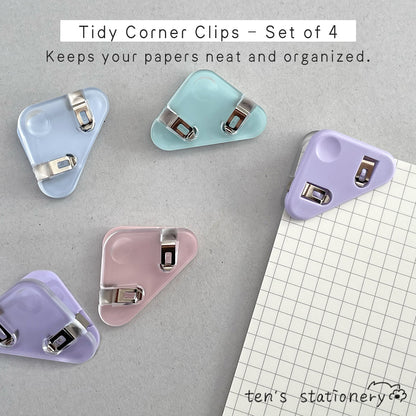 Corner-Holding Clips – Neat & Compact (Set of 4) / SONiC