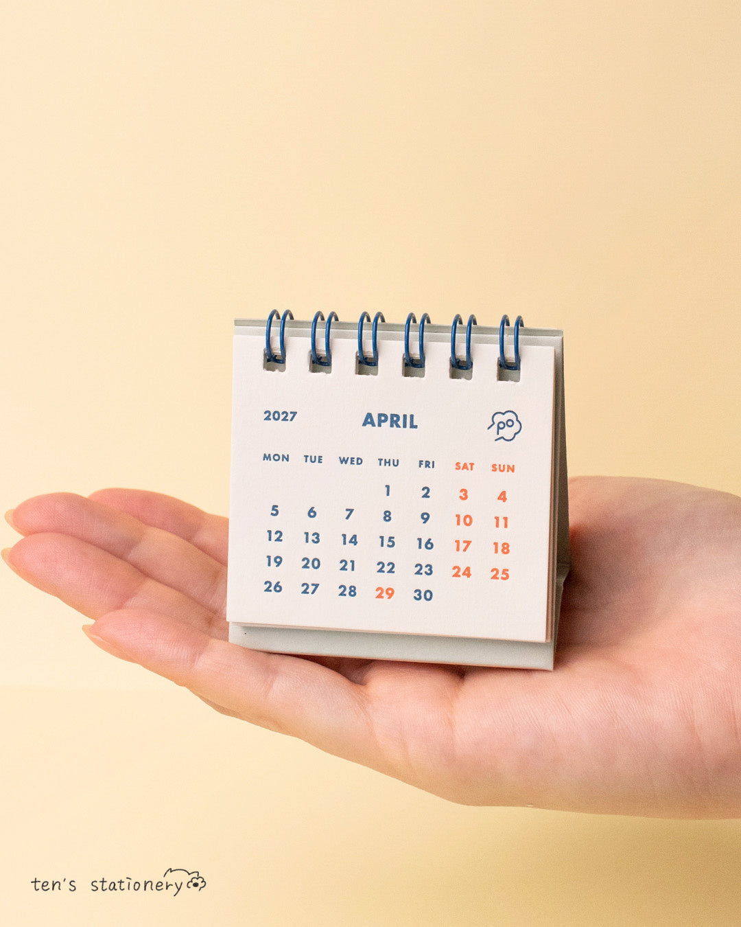 2027 Mini Letterpress Desk Calendar / Potential