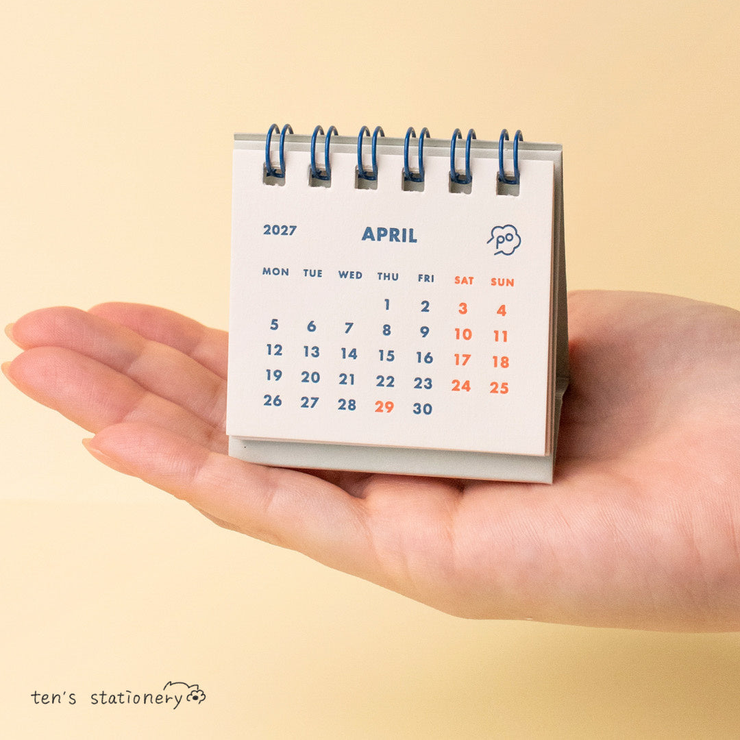 2027 Mini Letterpress Desk Calendar / Potential