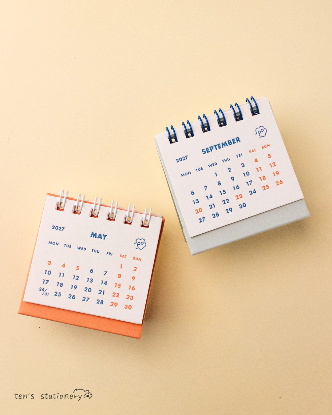 2027 Mini Letterpress Desk Calendar / Potential