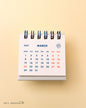 2027 Mini Letterpress Desk Calendar / Potential