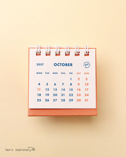 2027 Mini Letterpress Desk Calendar / Potential