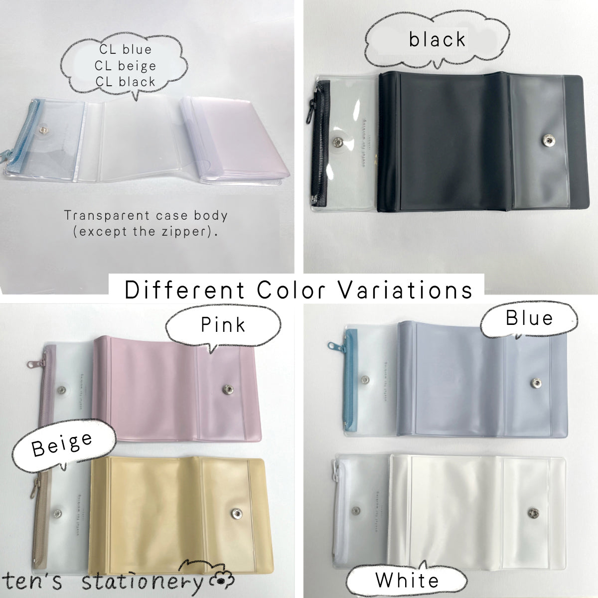 isshoni. card file + zipper case / Daigo