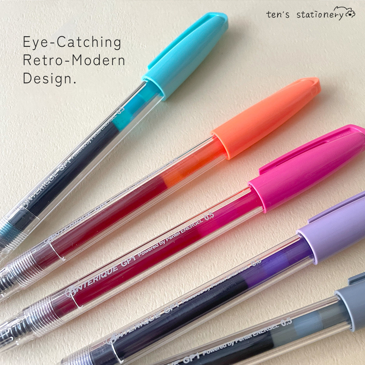 Cap-Knock Gel Pen 0.5mm