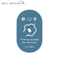 Oval sticker / ten's stationery original