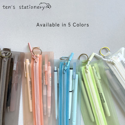 soeru center zip pencase / LIHIT LAB