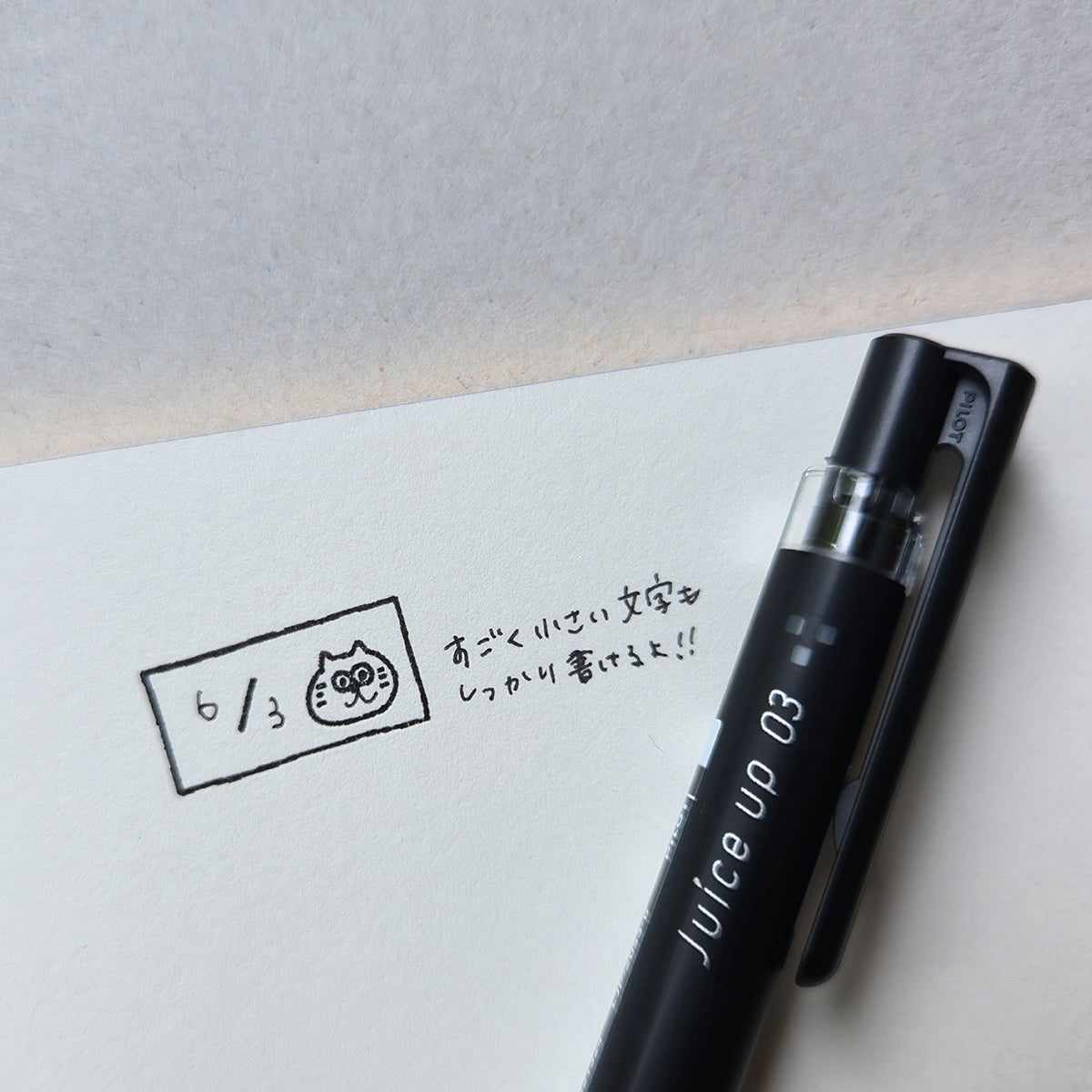 juice up 0.3mm 0.4mm 0.5mm black ballpoint pen / PILOT