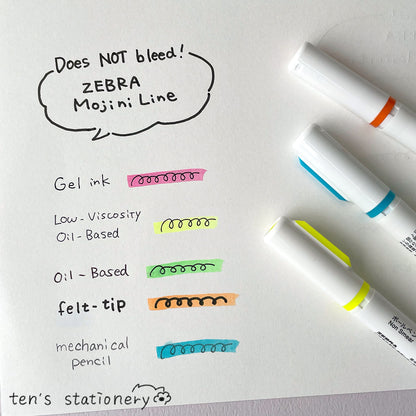 just-fit highlighter Mojini Line 5-colors / ZEBRA