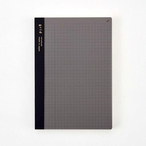 isshoni. numbered notebook grid Black (B5/A5/B6) / Daigo