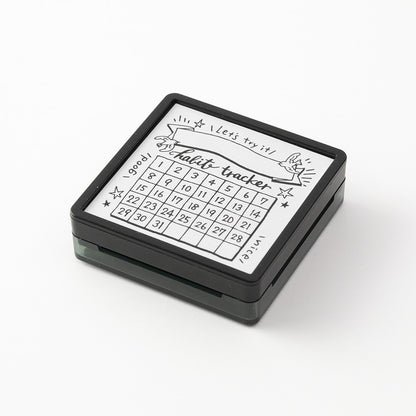 Habit tracker stamp (pre-inked) / Midori
