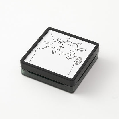 Goat stamp (pre-inked) / Midori