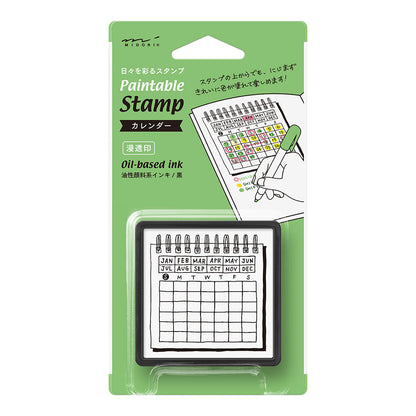 Calendar stamp (pre-inked) / Midori