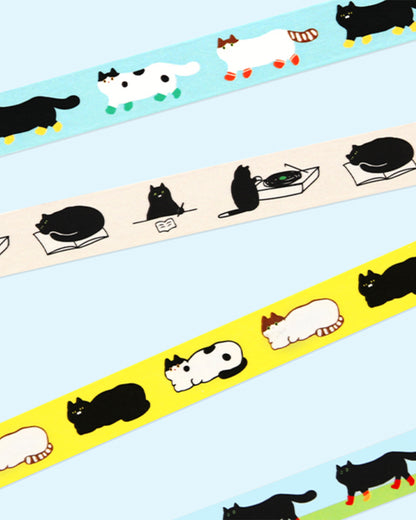 One-third cat masking tape