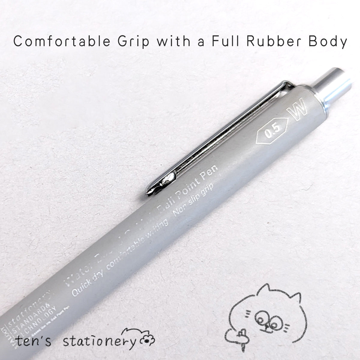 STALOGY 028 Water-Based Gel Ink Ball Point Pen (0.5mm) / Nitto