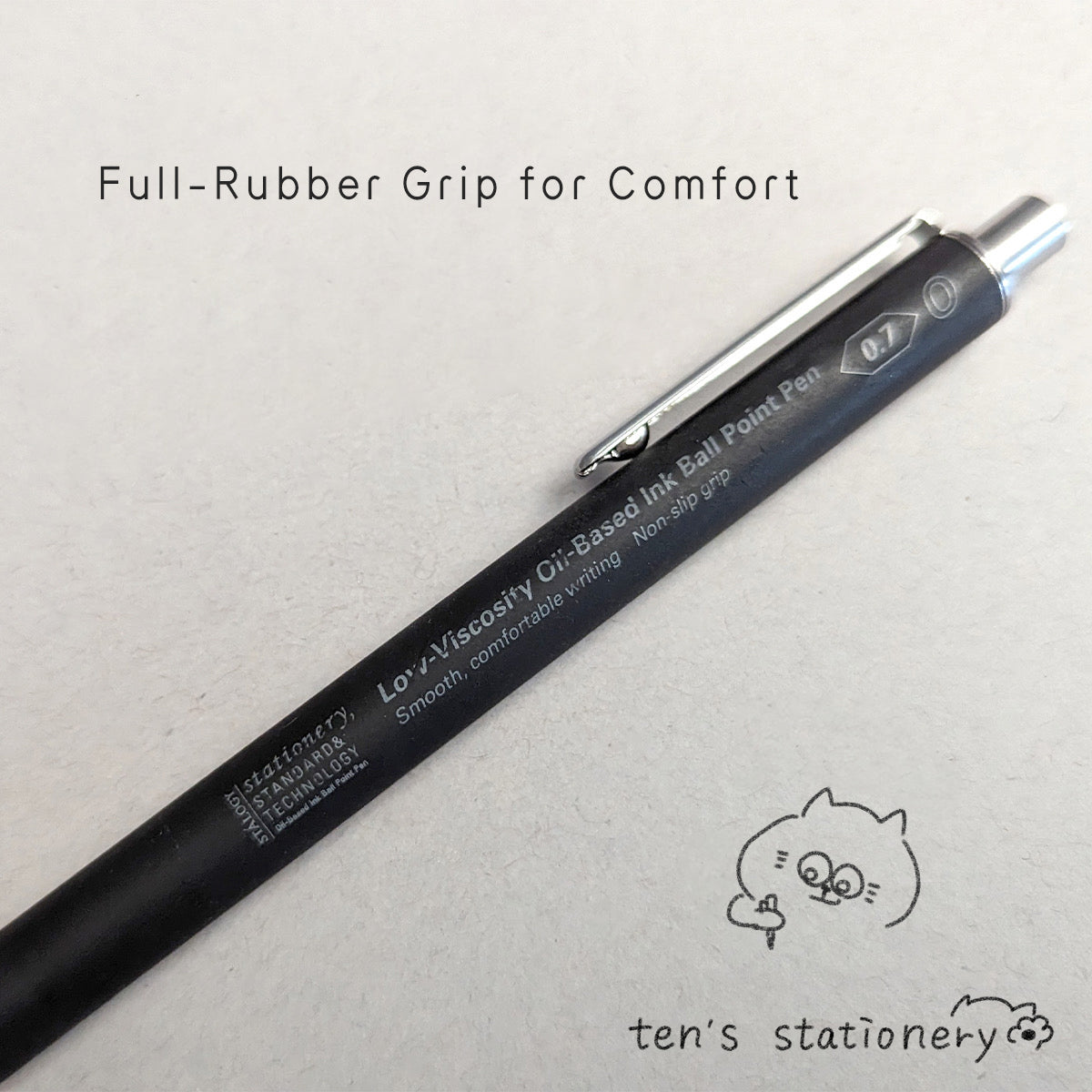 STALOGY 015 Low-Viscosity Oil-Based Ink Ball Point Pen (0.7mm) / Nitto