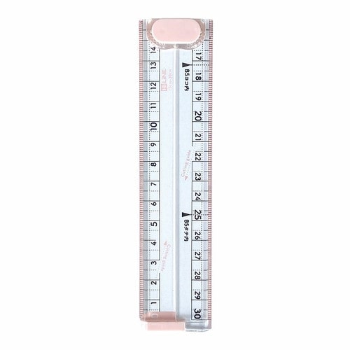 A4 to B5 Trim Ruler / KUTSUWA