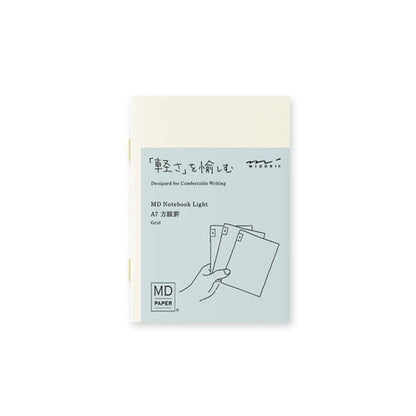 3-Pack MD Paper Notebook Light (A7 size) / Midori