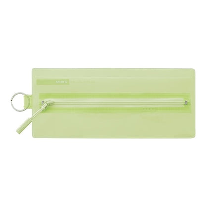 soeru center zip pencase / LIHIT LAB