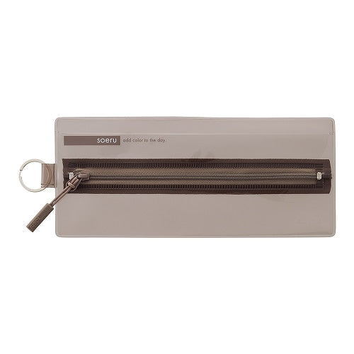 soeru center zip pencase / LIHIT LAB