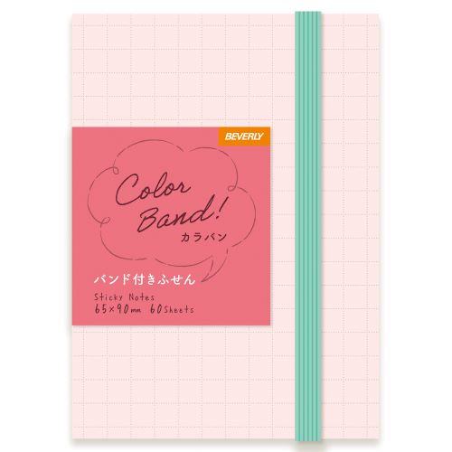 Colorband Grid Sticky Notes – 5mm, with Cover & Band