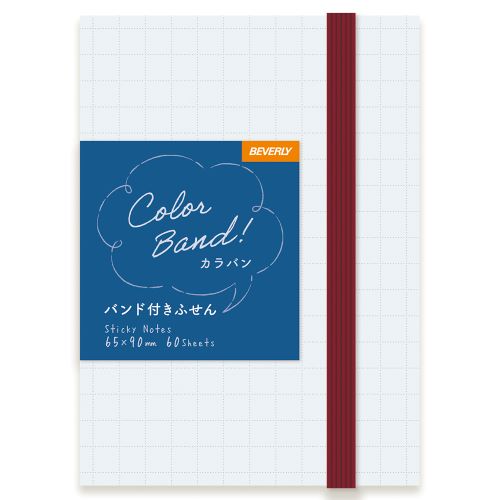 Colorband Grid Sticky Notes – 5mm, with Cover & Band