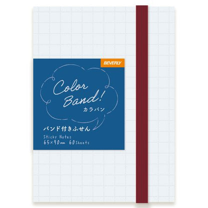 Colorband Grid Sticky Notes – 5mm, with Cover & Band