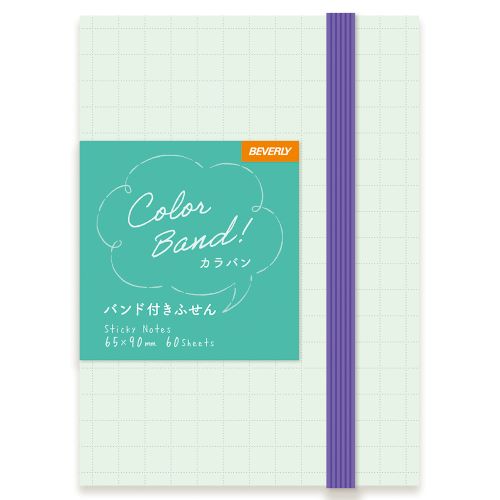 Colorband Grid Sticky Notes – 5mm, with Cover & Band