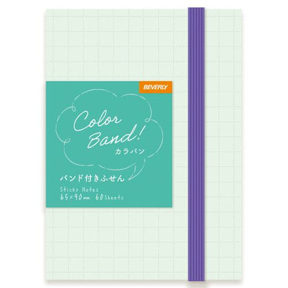 Colorband Grid Sticky Notes – 5mm, with Cover & Band