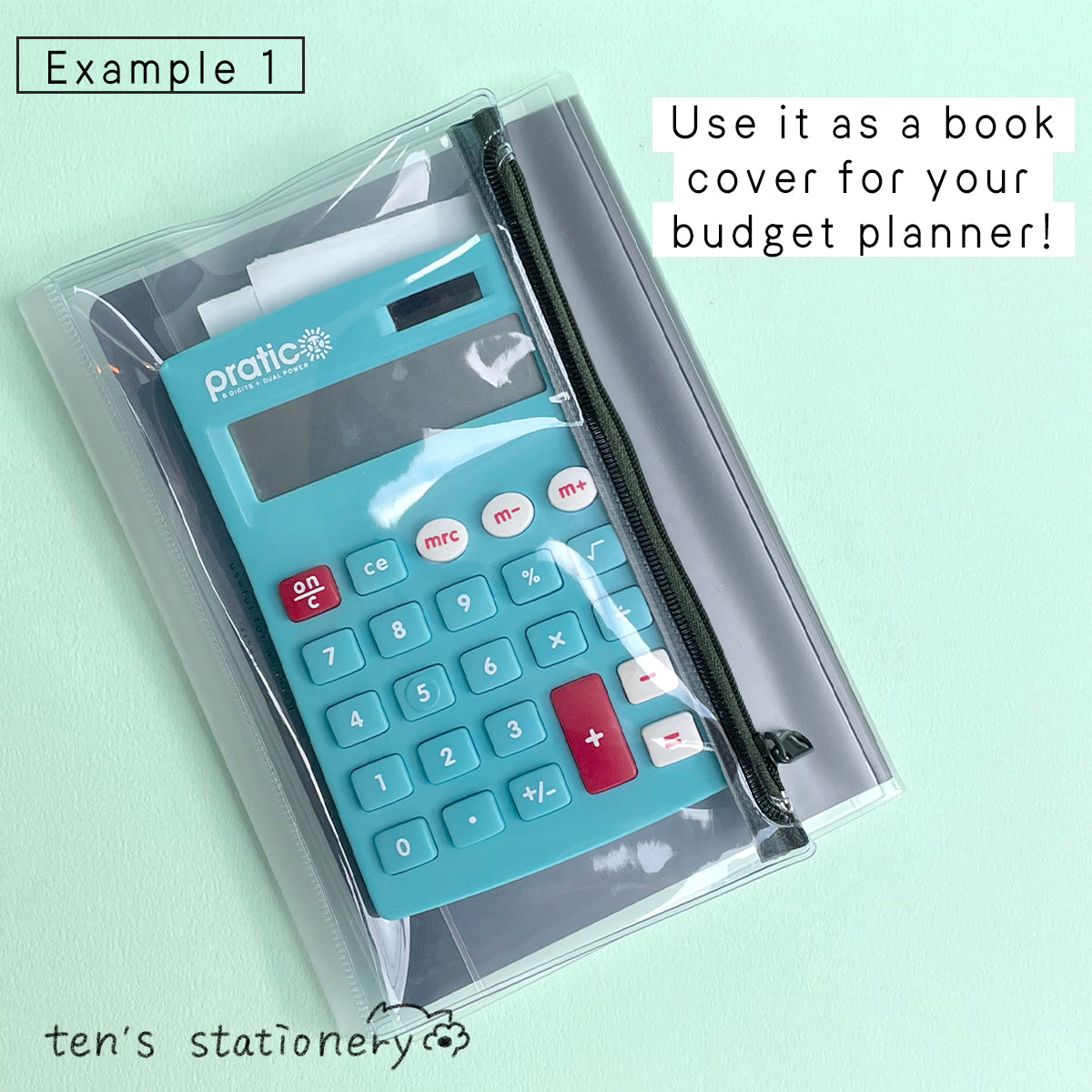 isshoni. Notebook cover with pencase (A5/B6) / Daigo