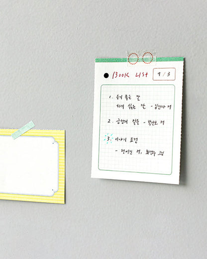 Color Mix Memo Pad (Tear-Off Perforated Memo Pad) / gongjang