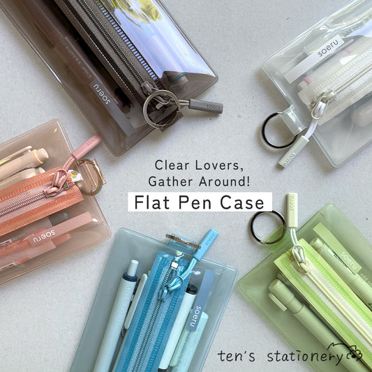 soeru center zip pencase / LIHIT LAB